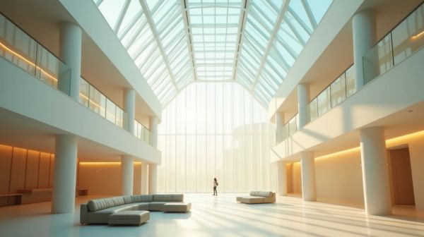 Opening glass rooflight: maximize natural light and ventilation options